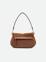 Gianni Chiarini Helena Round Suede Shoulder Bag