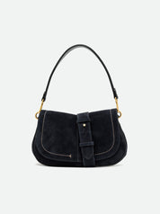 Gianni Chiarini Helena Round Suede Shoulder Bag