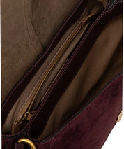 Gianni Chiarini Helena Round Suede Shoulder Bag