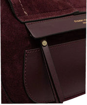 Gianni Chiarini Helena Round Suede Shoulder Bag