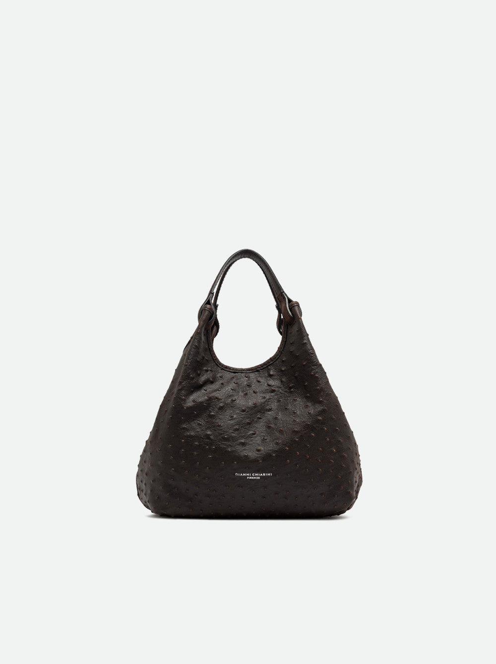 Borsa a mano Dua in pelle stampa struzzo Gianni Chiarini