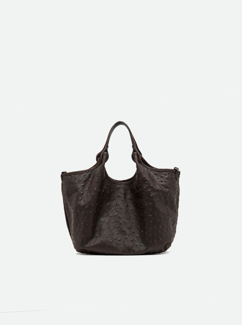 Borsa a mano Dua in pelle stampa struzzo Gianni Chiarini