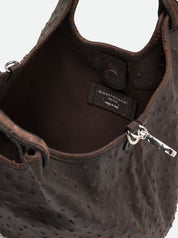 Borsa a mano Dua in pelle stampa struzzo Gianni Chiarini