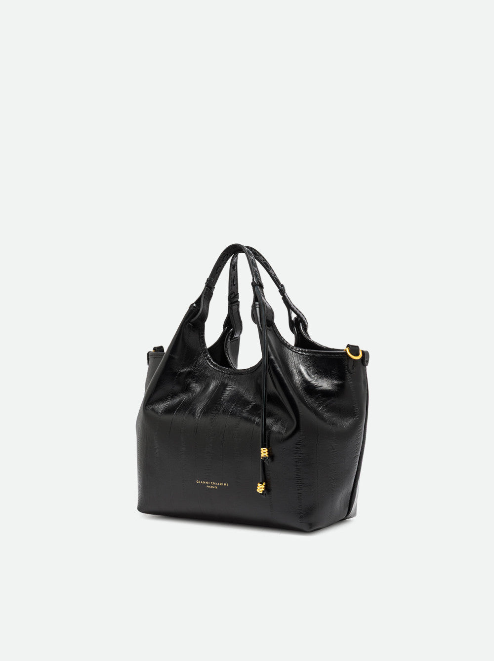 Borsa a mano Dua in pelle stampa anguilla Gianni Chiarini