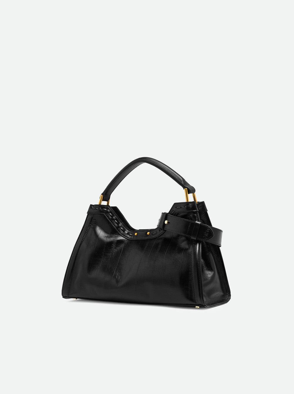 Borsa a mano Aurora in pelle stampa anguilla Gianni Chiarini