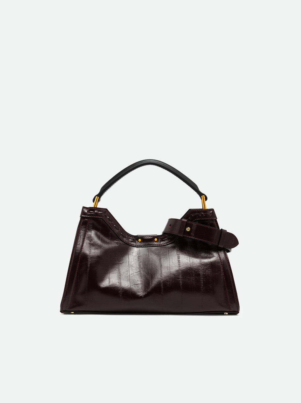 Borsa a mano Aurora in pelle stampa anguilla Gianni Chiarini