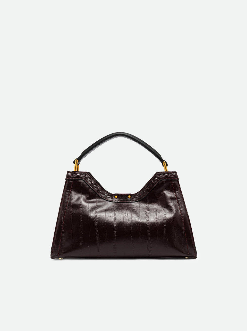 Borsa a mano Aurora in pelle stampa anguilla Gianni Chiarini