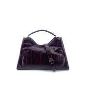 Gianni Chiarini Aurora Eel-Print Leather Handbag