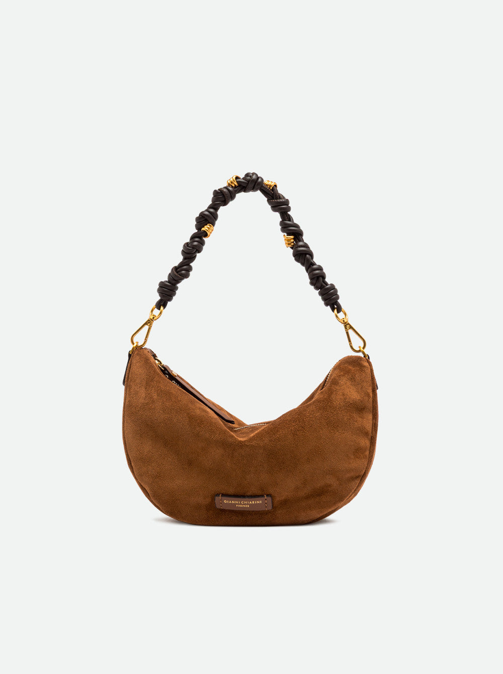 Borsa a spalla Cleo in pelle scamosciata Gianni Chiarini