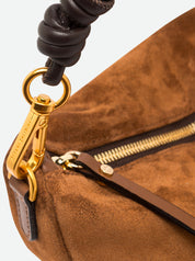 Borsa a spalla Cleo in pelle scamosciata Gianni Chiarini