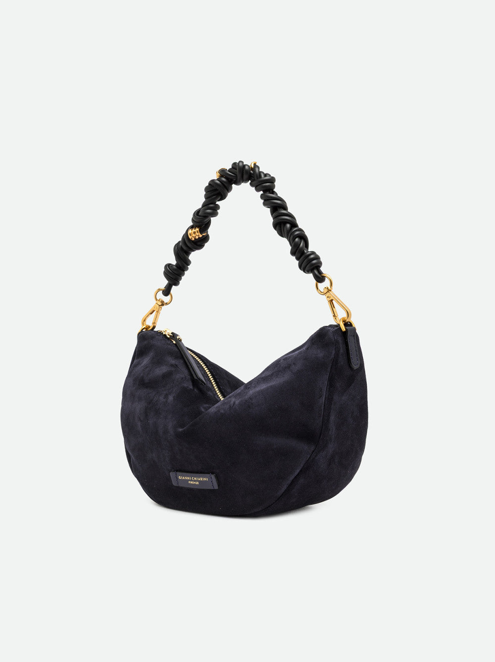 Borsa a spalla Cleo in pelle scamosciata Gianni Chiarini