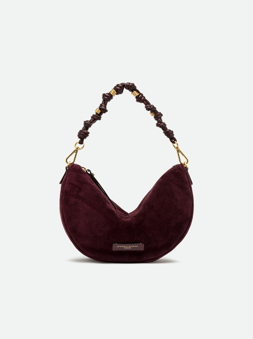 Borsa a spalla Cleo in pelle scamosciata Gianni Chiarini