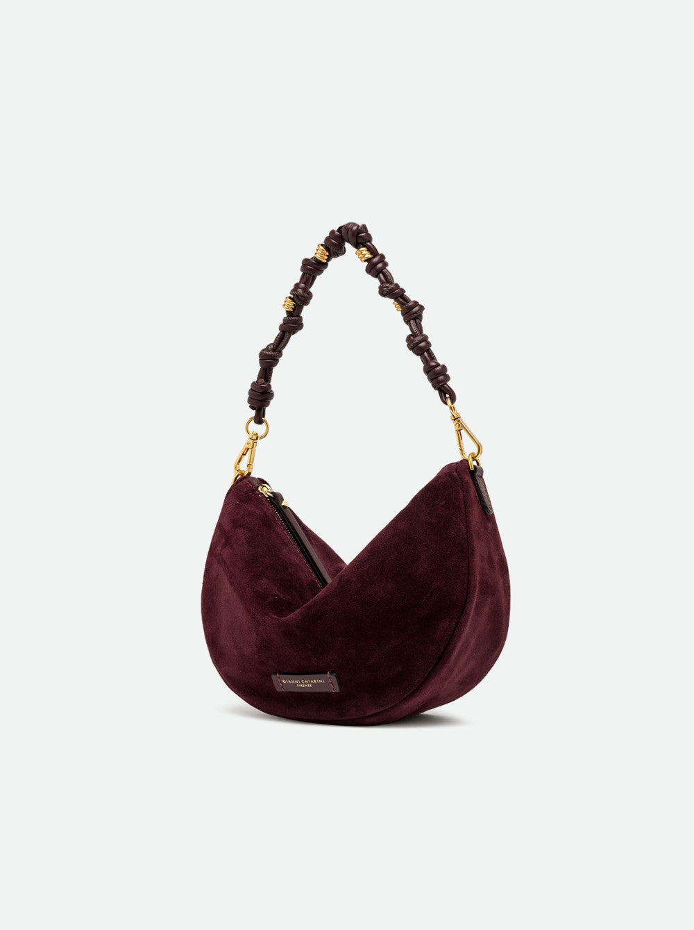 Borsa a spalla Cleo in pelle scamosciata Gianni Chiarini