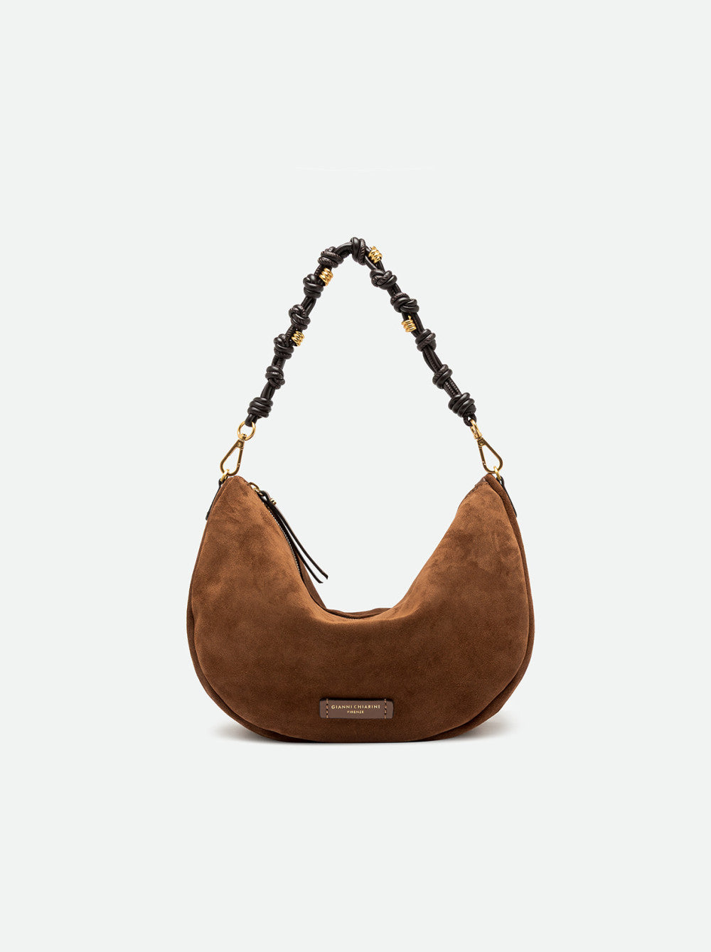 Borsa a spalla Cleo in pelle scamosciata Gianni Chiarini