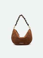 Borsa a spalla Cleo in pelle scamosciata Gianni Chiarini