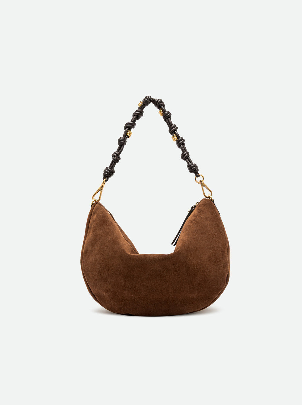 Borsa a spalla Cleo in pelle scamosciata Gianni Chiarini