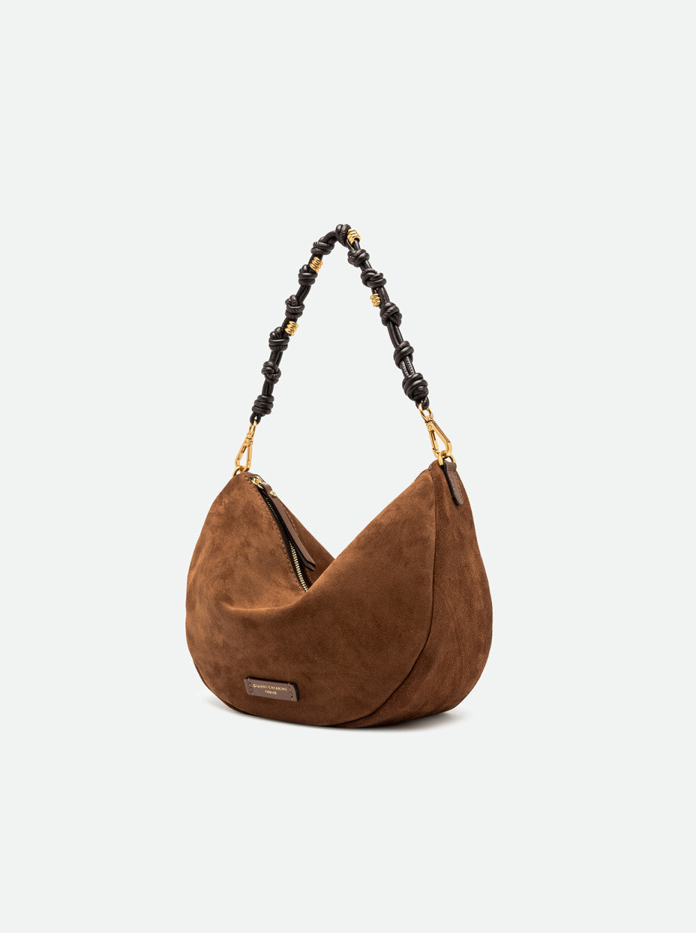 Borsa a spalla Cleo in pelle scamosciata Gianni Chiarini