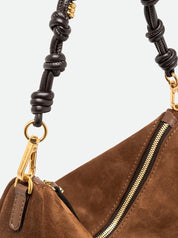 Borsa a spalla Cleo in pelle scamosciata Gianni Chiarini