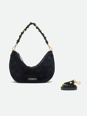 Borsa a spalla Cleo in pelle scamosciata Gianni Chiarini
