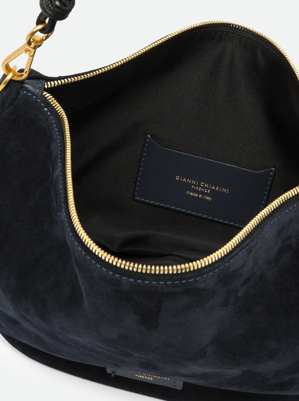 Borsa a spalla Cleo in pelle scamosciata Gianni Chiarini