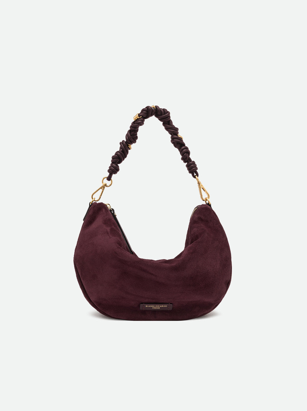 Borsa a spalla Cleo in pelle scamosciata Gianni Chiarini