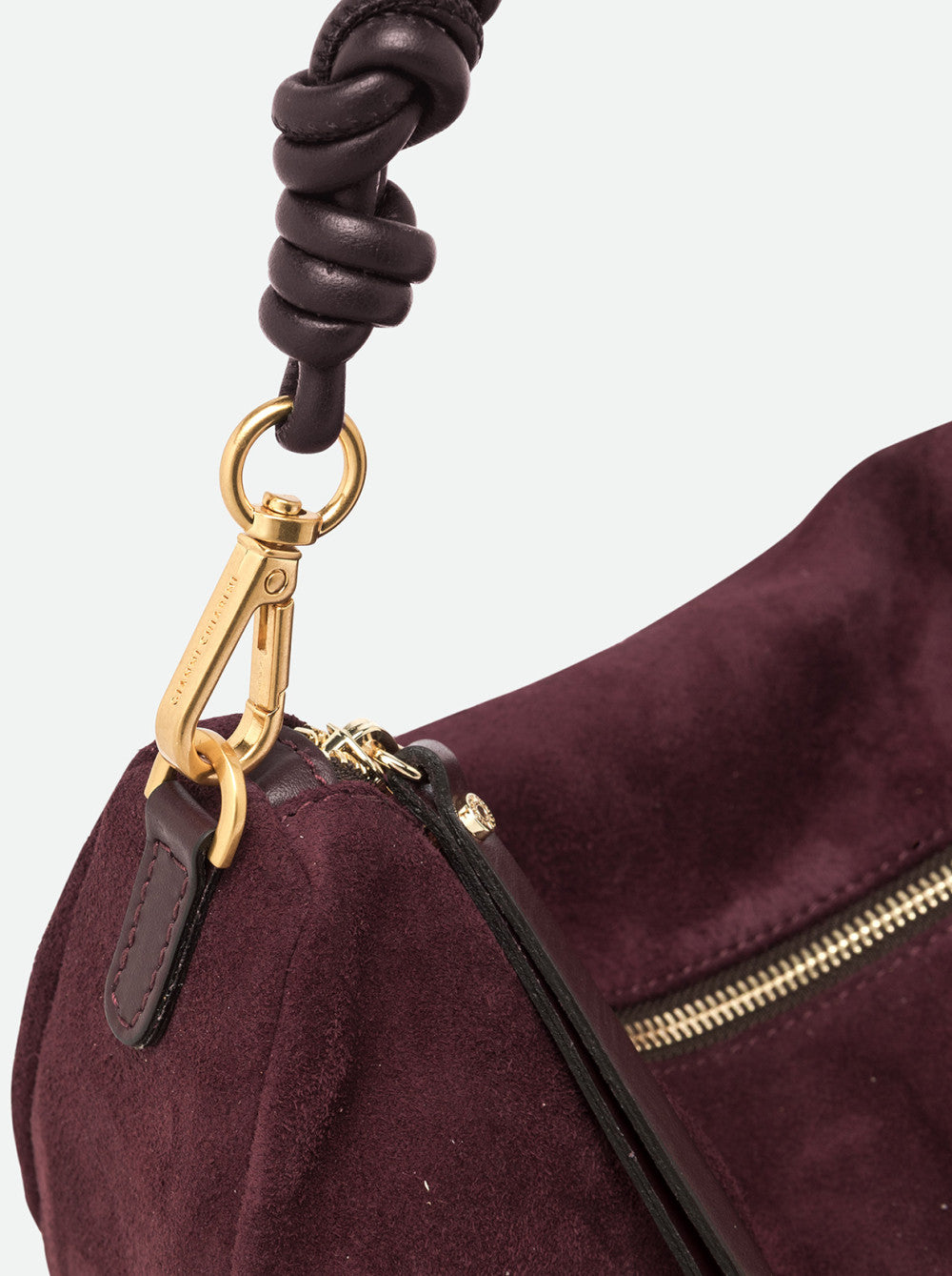Borsa a spalla Cleo in pelle scamosciata Gianni Chiarini