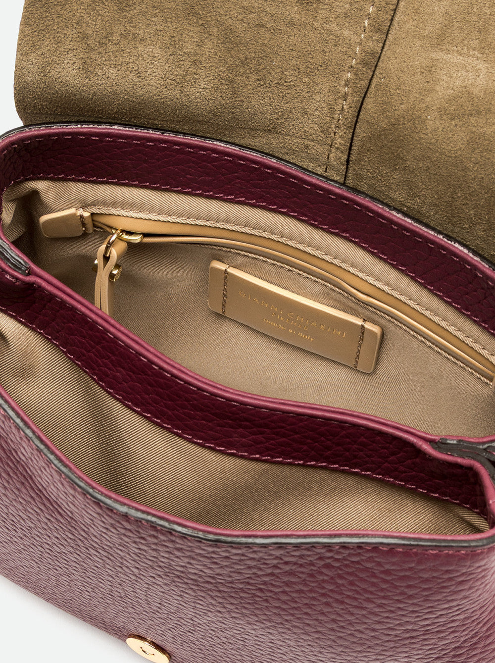 Borsa a spalla Helena Round in pelle Gianni Chiarini