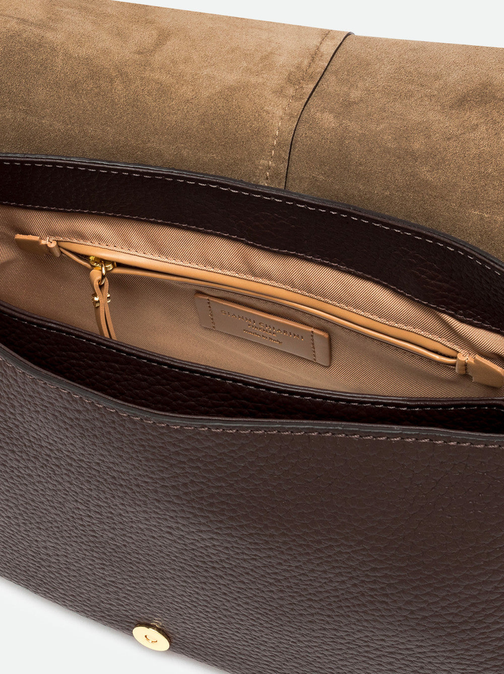Borsa a spalla Helena Round in pelle Gianni Chiarini