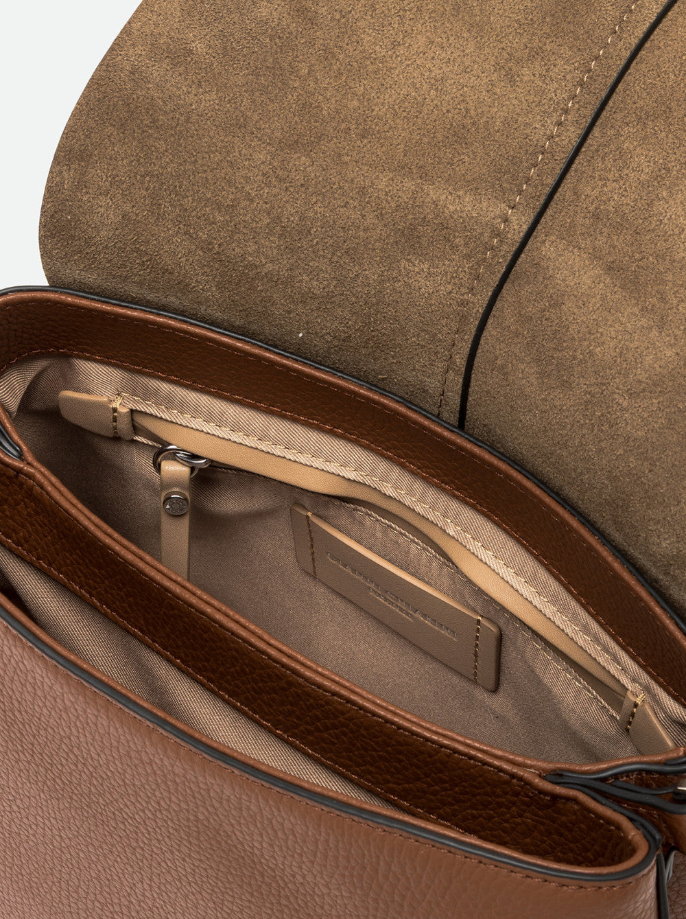 Borsa a spalla Helena Round in pelle Gianni Chiarini