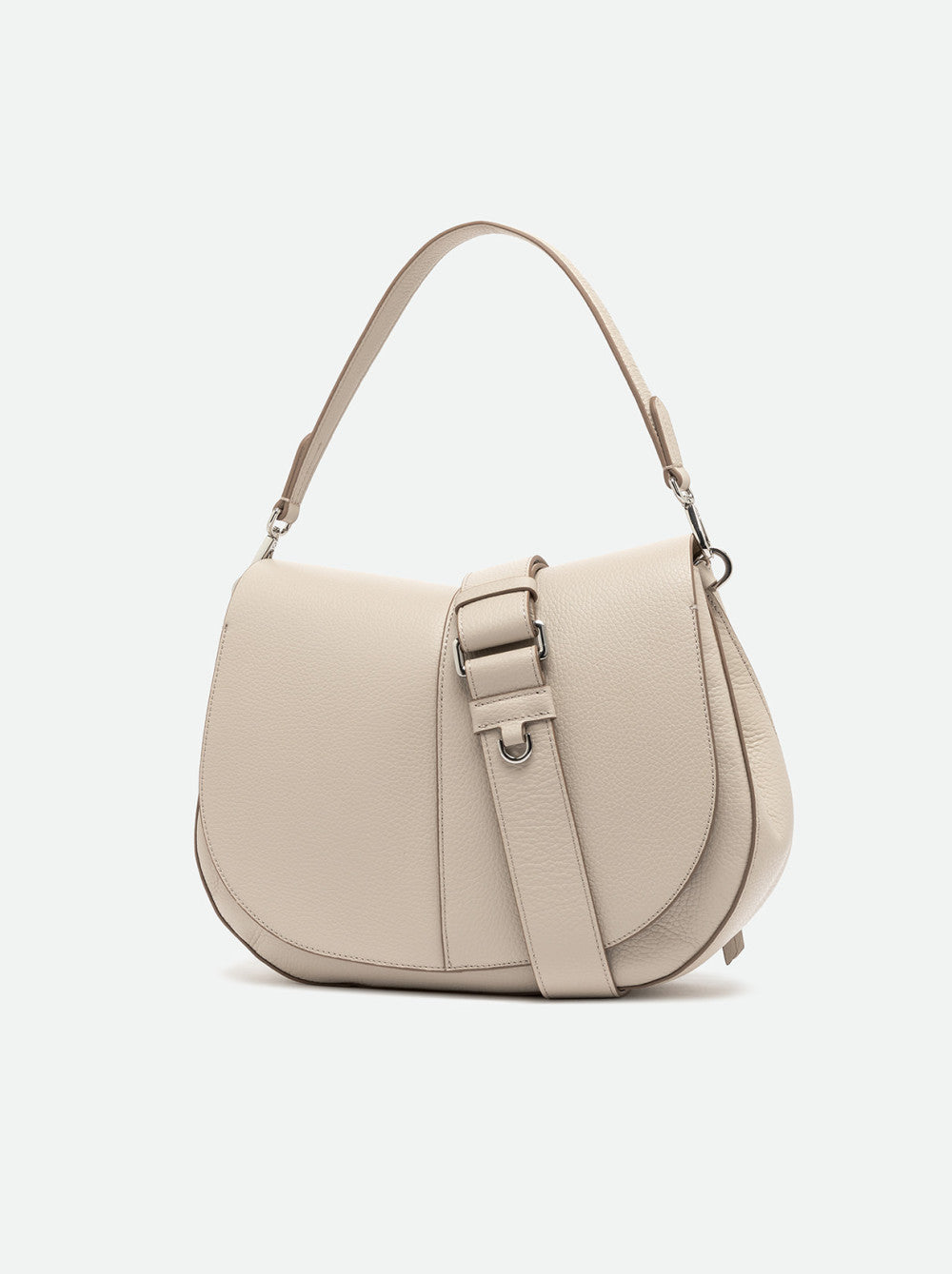 Borsa a spalla Helena Round in pelle Gianni Chiarini