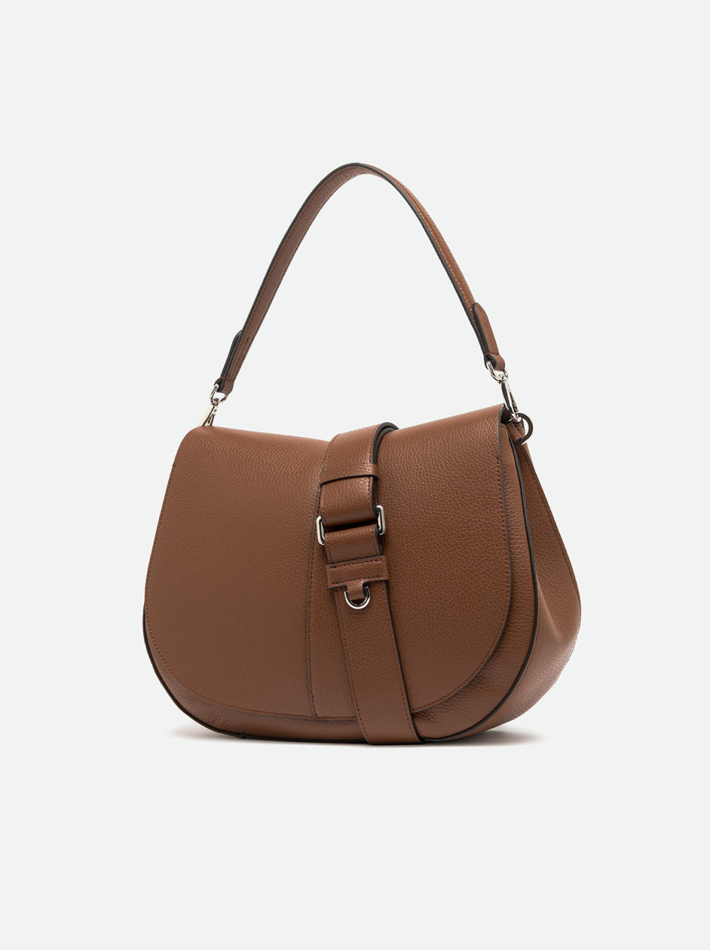 Borsa a spalla Helena Round in pelle Gianni Chiarini