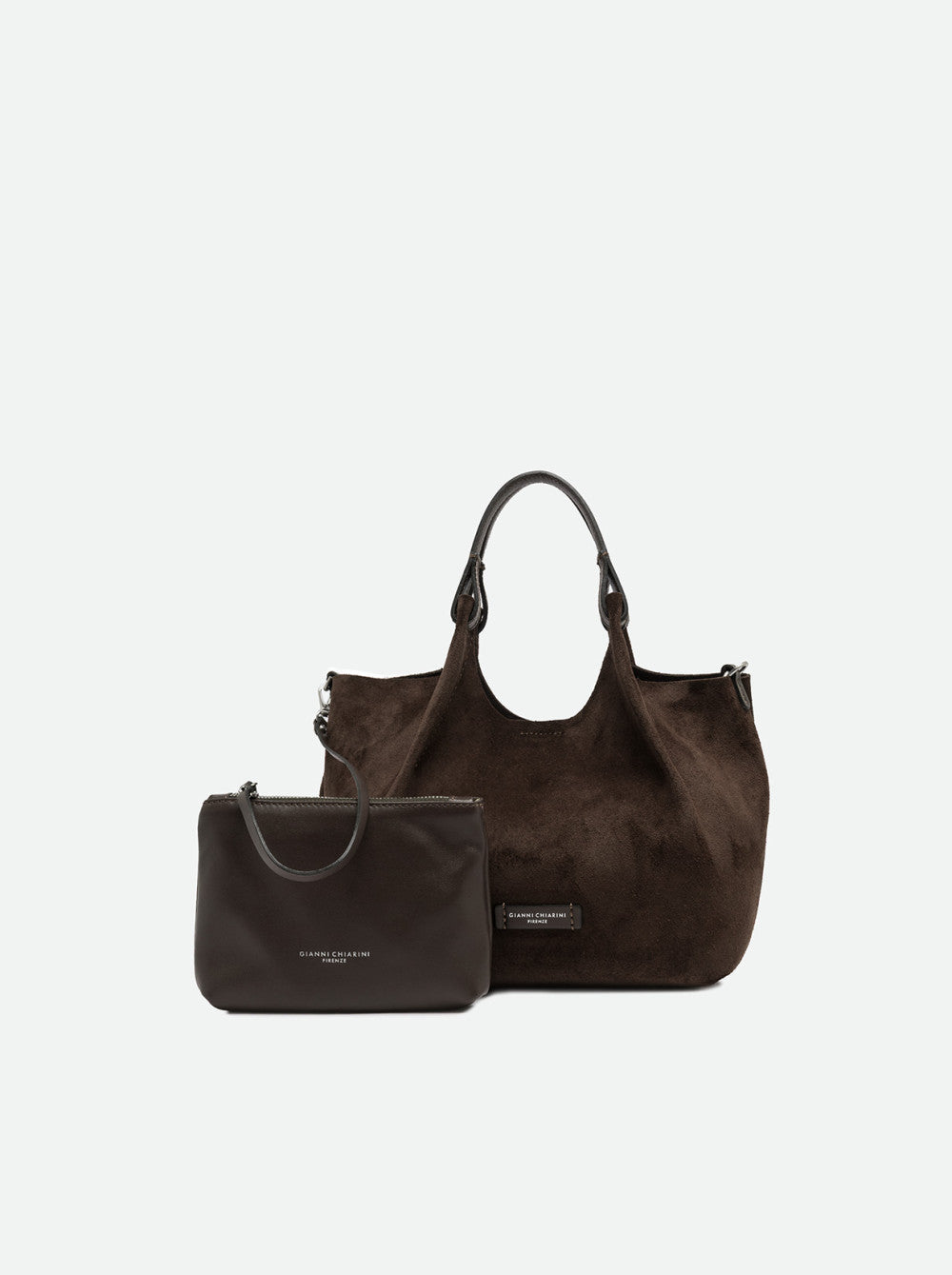 Borsa a mano Dua in pelle scamosciata Gianni Chiarini