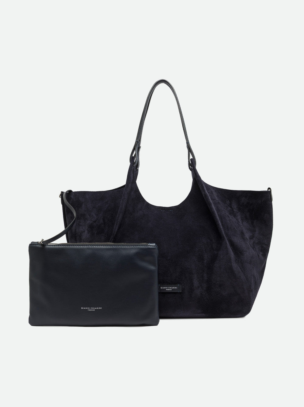 Borsa a spalla Dua in pelle scamosciata Gianni Chiarini