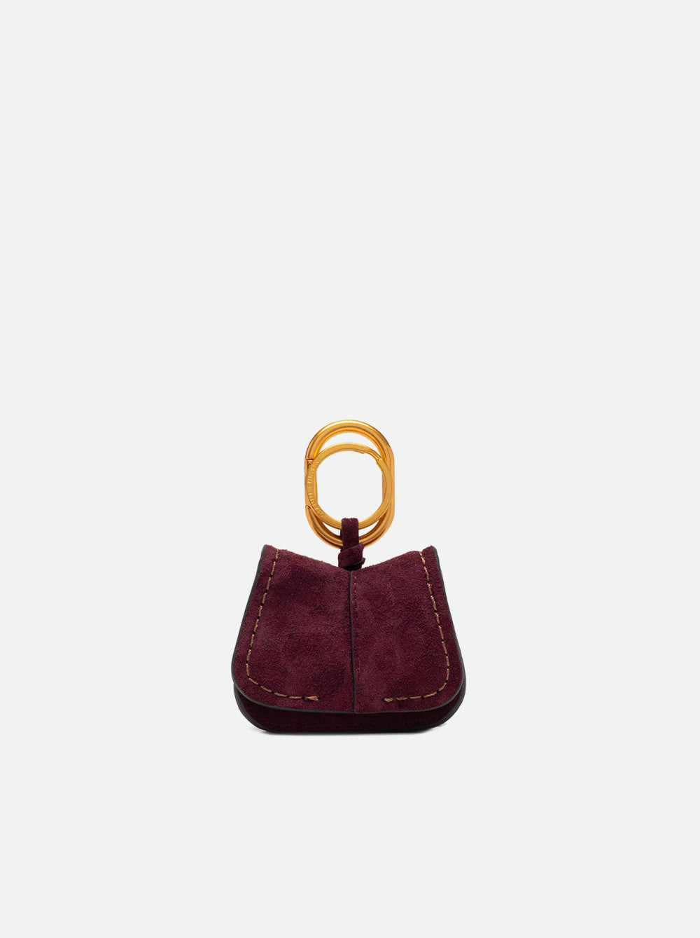 Portachiavi Charm Helena Round in pelle scamosciata Gianni Chiarini