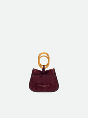 Portachiavi Charm Helena Round in pelle scamosciata Gianni Chiarini
