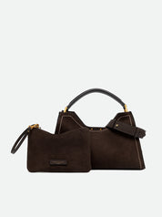 Borsa a mano Aurora in pelle scamosciata Gianni Chiarini