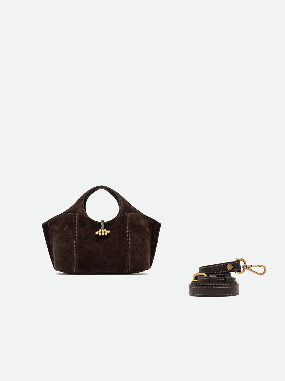 Gianni Chiarini Infinity suede handbag
