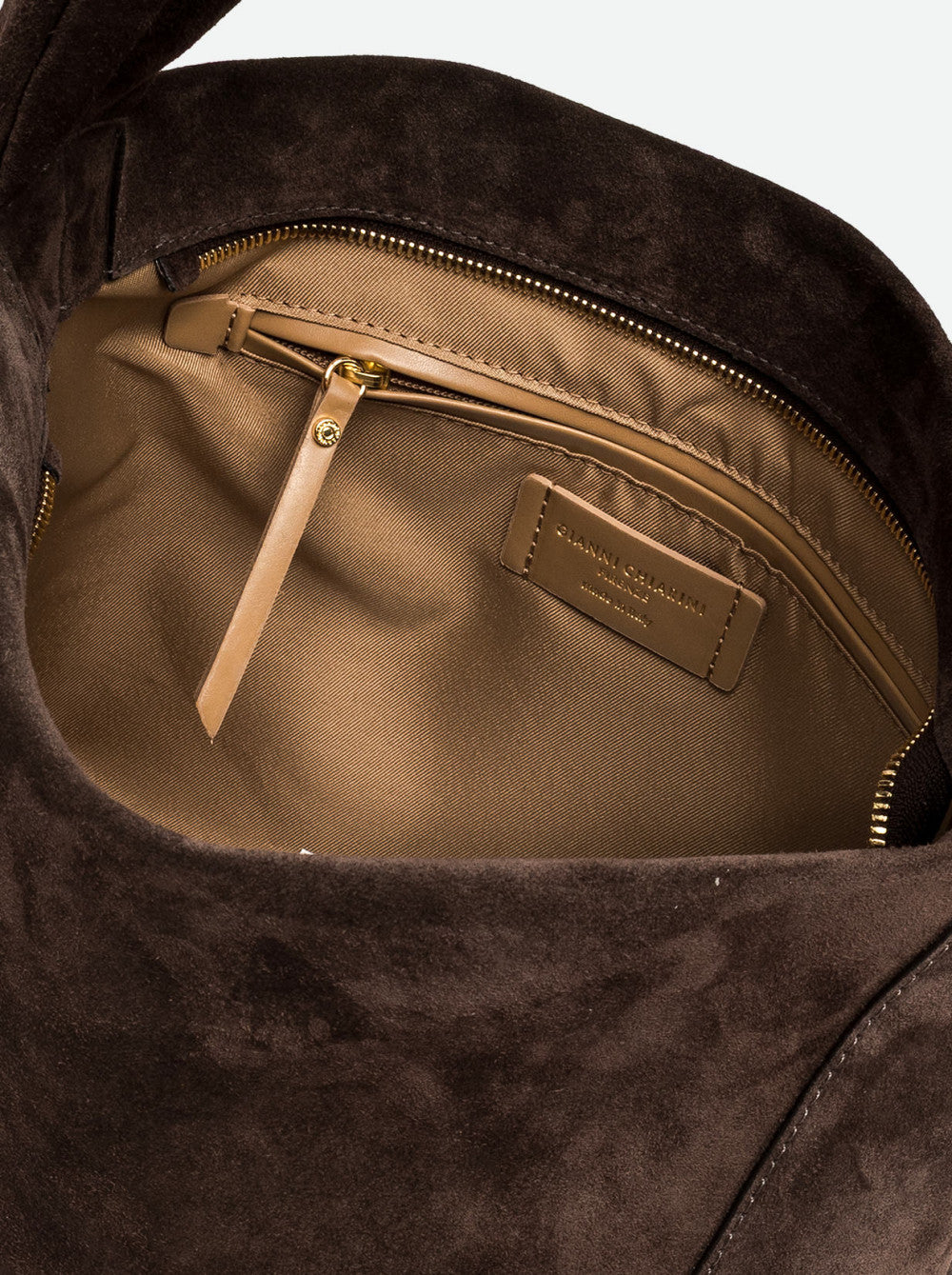 Borsa a spalla Suria in pelle scamosciata Gianni Chiarini