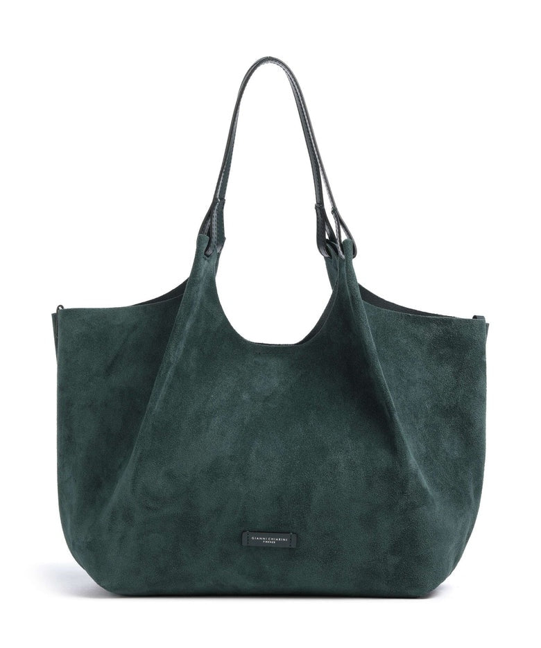 Borsa a spalla Dua in pelle scamosciata Gianni Chiarini