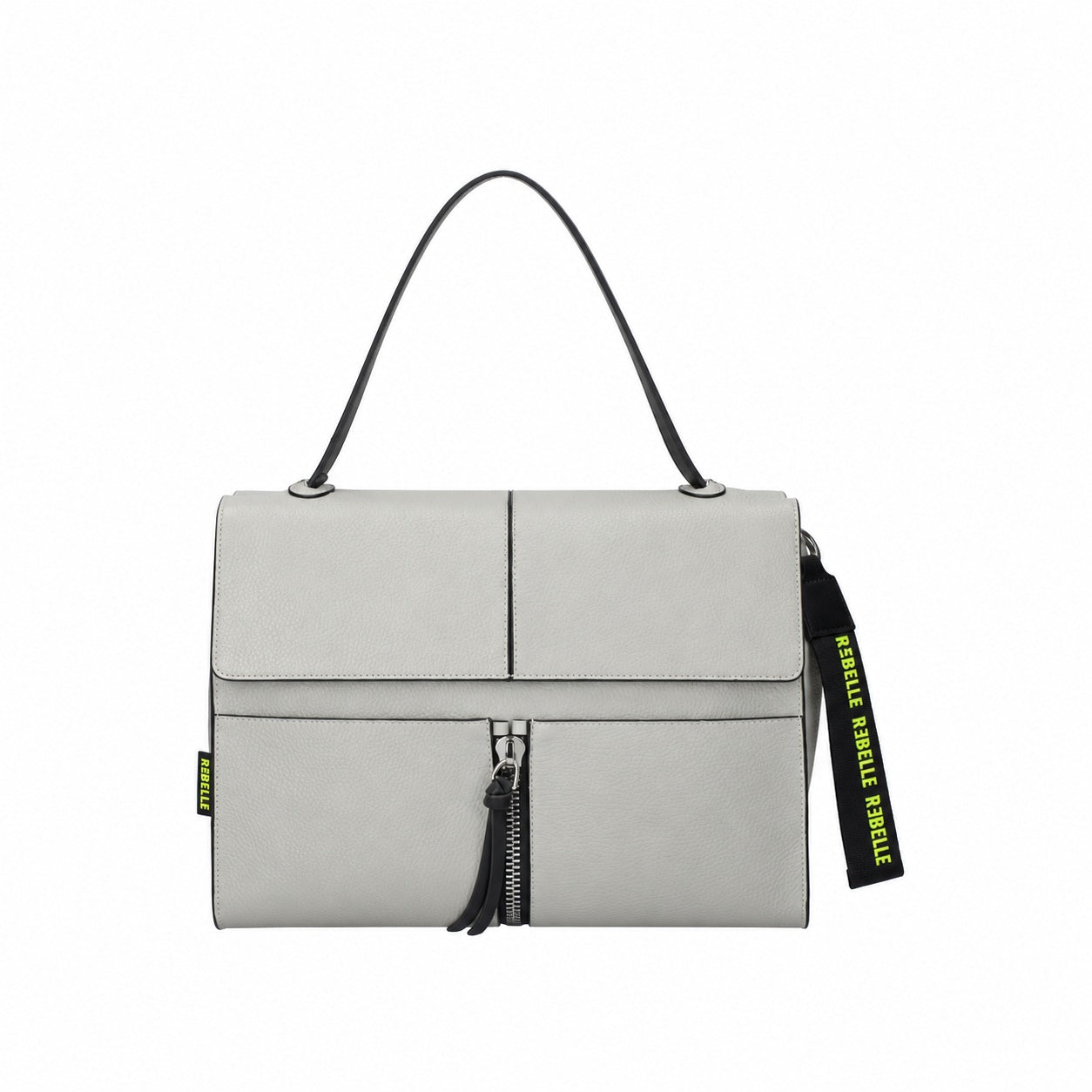 Borsa a spalla Clio Satchel L in pelle Rebelle