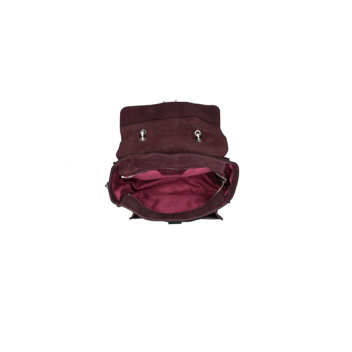 Borsa a mano Ashley Satchel S in camoscio Rebelle