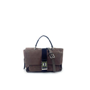 Borsa a mano Ashley Satchel S in camoscio Rebelle