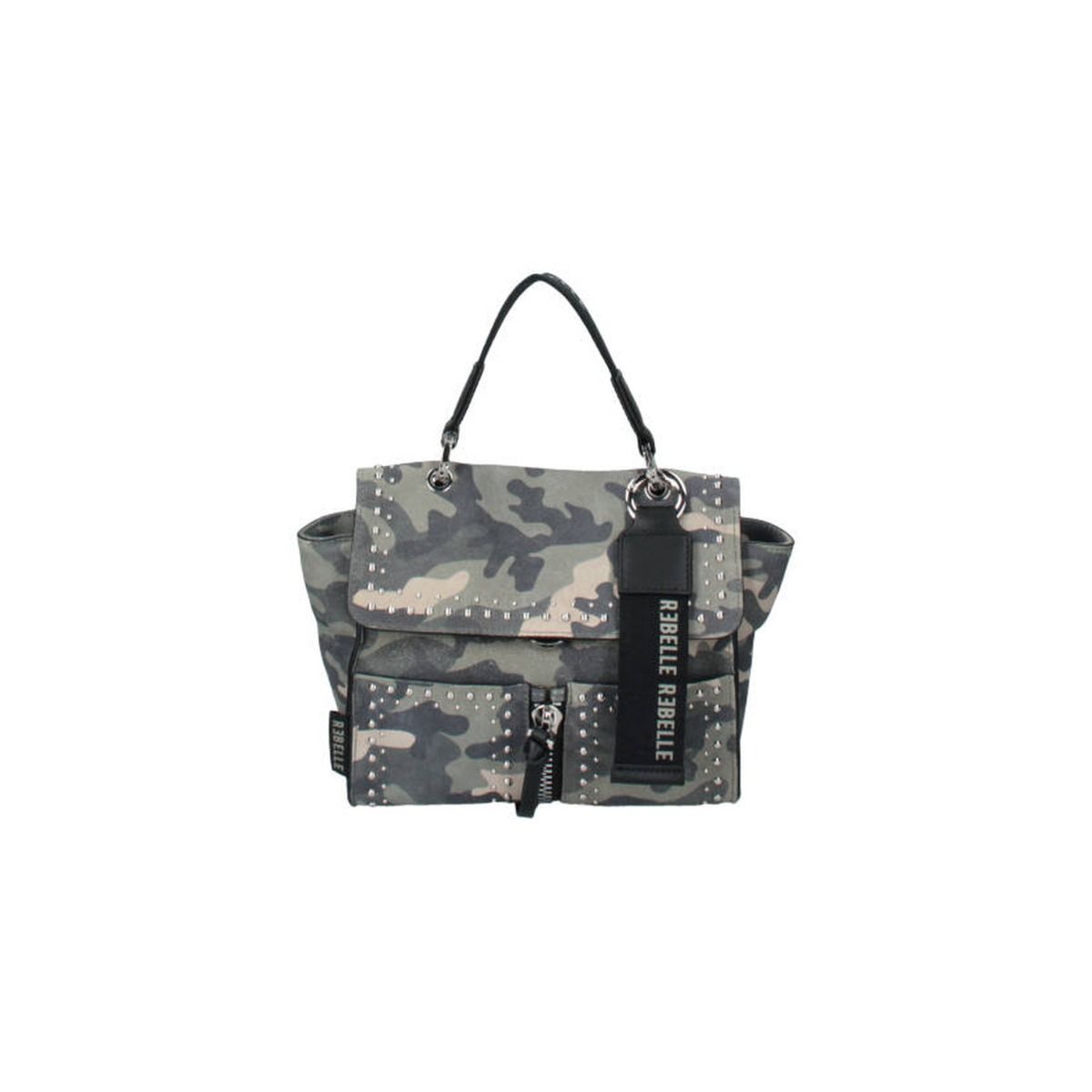 Borsa a mano Chloe Satchel S Combat in camoscio Rebelle