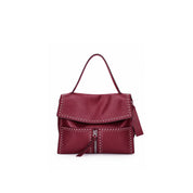 Borsa Clio Satchel L Metal in pelle Rebelle