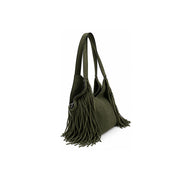 Borsa a spalla Shopping Tatjana in camoscio Rebelle