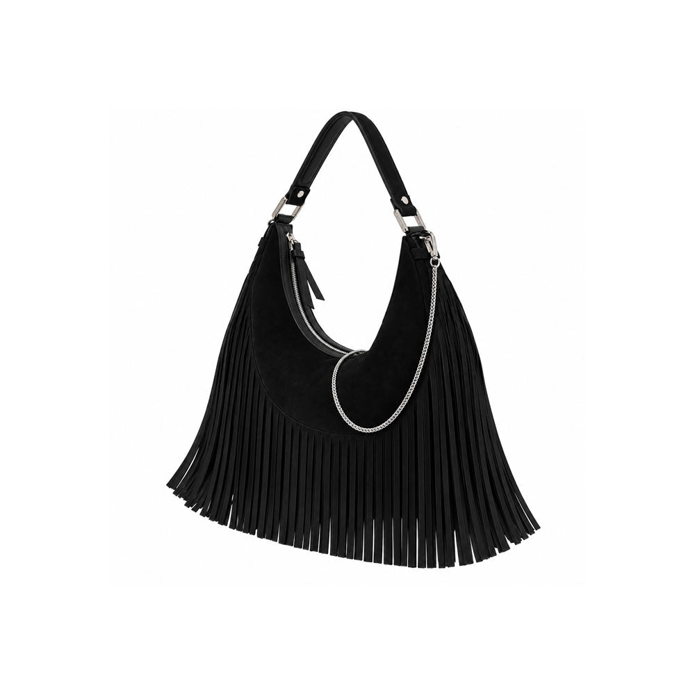 Borsa Hobo Christy in camoscio Rebelle