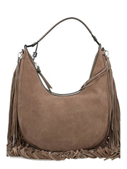 Rebelle Christy Suede Hobo Bag