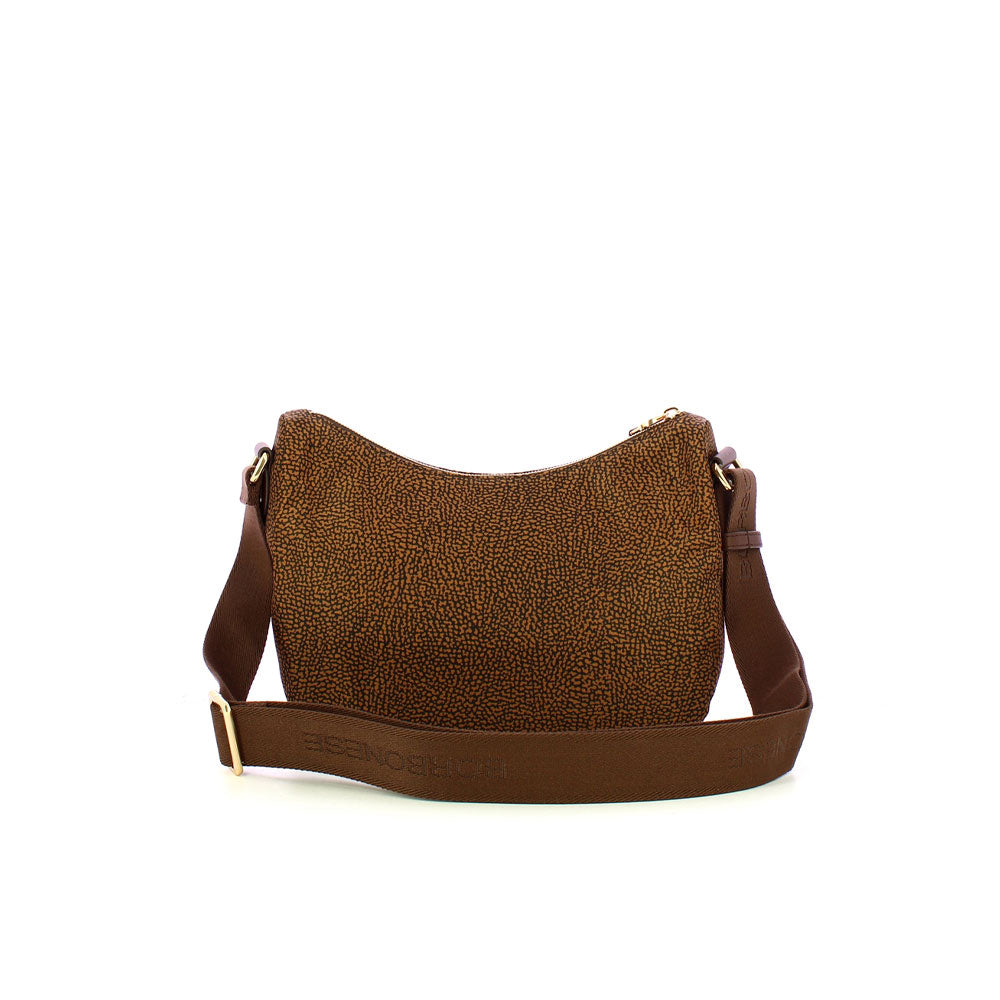 Borsa a spalla B-Club Luna Bag Small in tessuto riciclato Op Borbonese