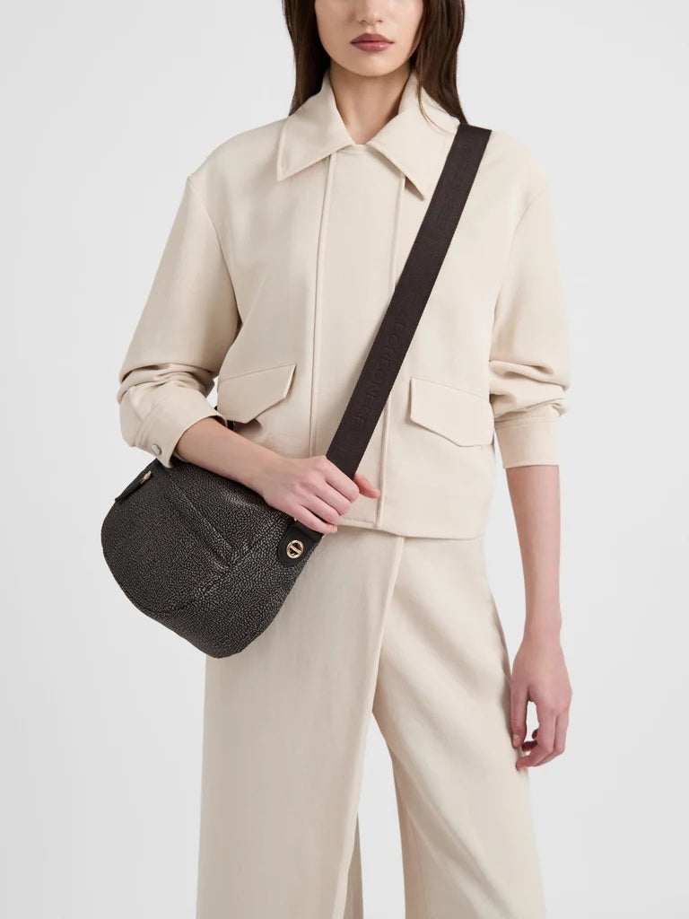 Borsa B-Club Luna Bag Small in tessuto riciclato Op Borbonese