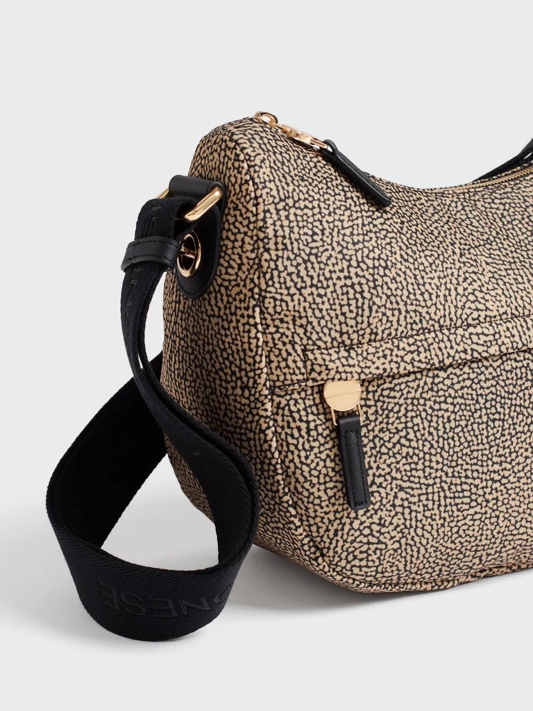 Borsa B-Club Luna Bag Small in tessuto riciclato Op Borbonese